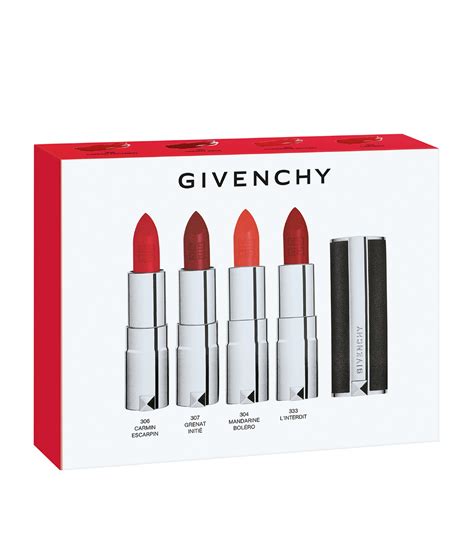 givenchy le rouge mini 5pc set|Givenchy Le Rouge Mini Lipstick Set .